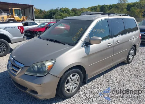 2007 Honda Odyssey Exl from USA, damaged, VIN 5FNRL38787B107942